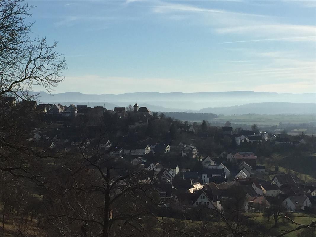 "Das neue Jahr begrüßt uns mit blauem Himmel und einer tollen Aussicht auf die A...