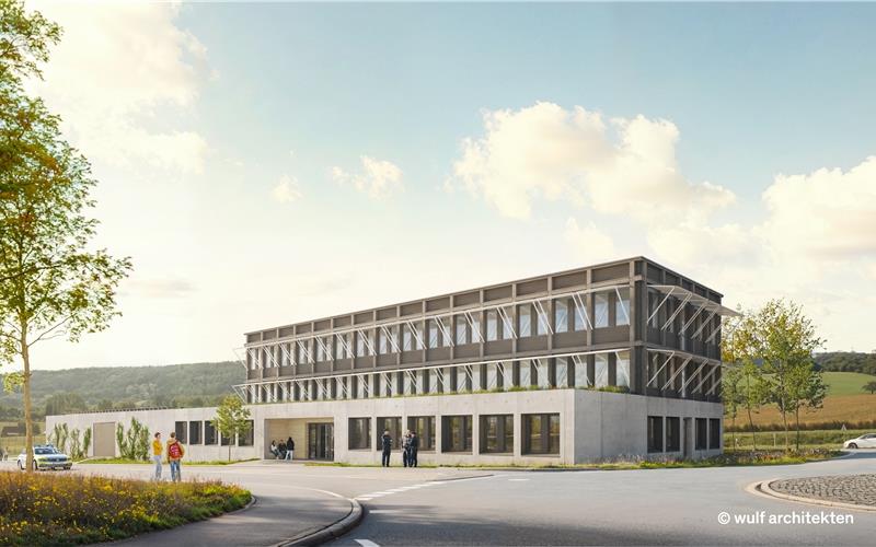 Das neue Polizeirevier soll 2028 bezogen werden. GB-Foto: Wulf Architekten