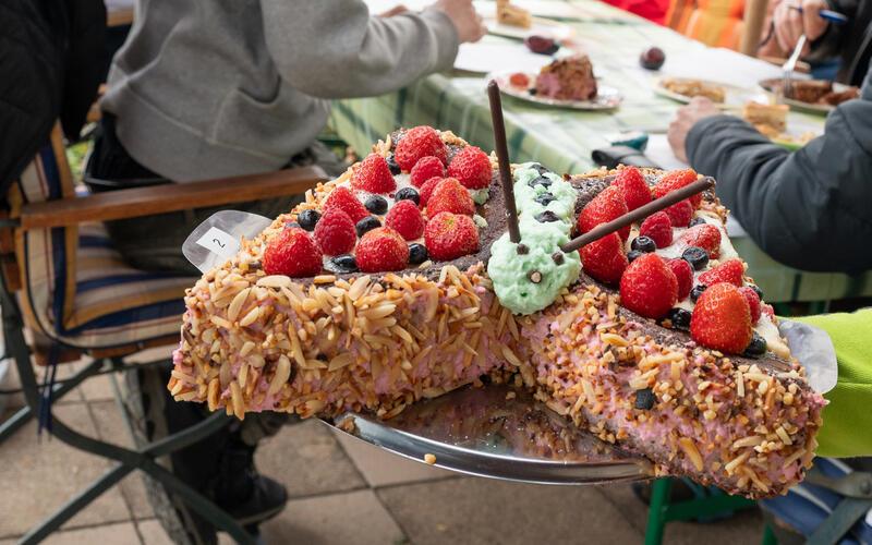Das schmeckt schon auf dem Bild: Käsekuchenchallenge.GB-Foto: Vecsey