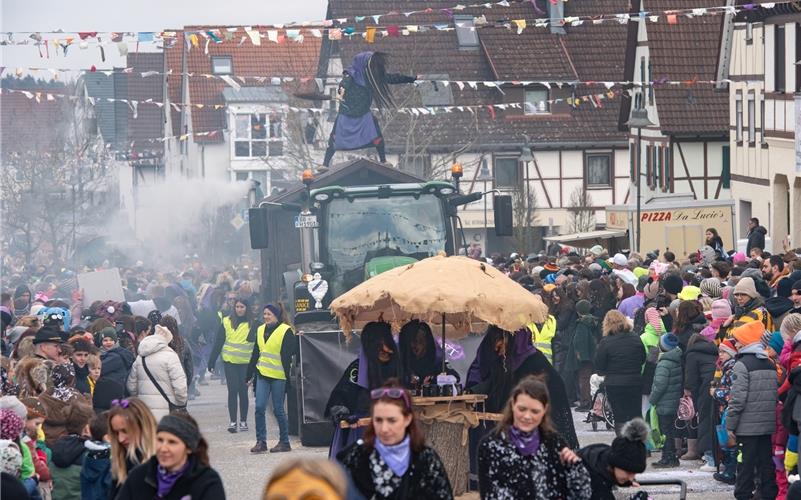 Narrenmekka Deckenpfronn: Bilder vom Fasnetsumzug