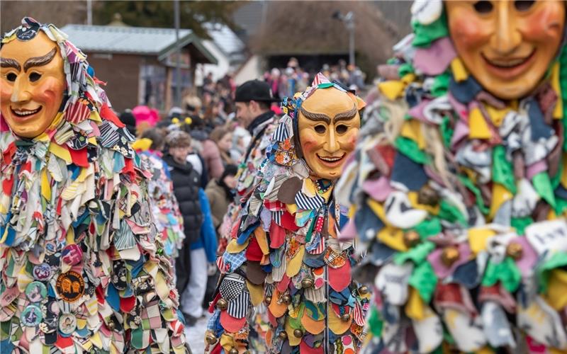 Narrenmekka Deckenpfronn: Bilder vom Fasnetsumzug