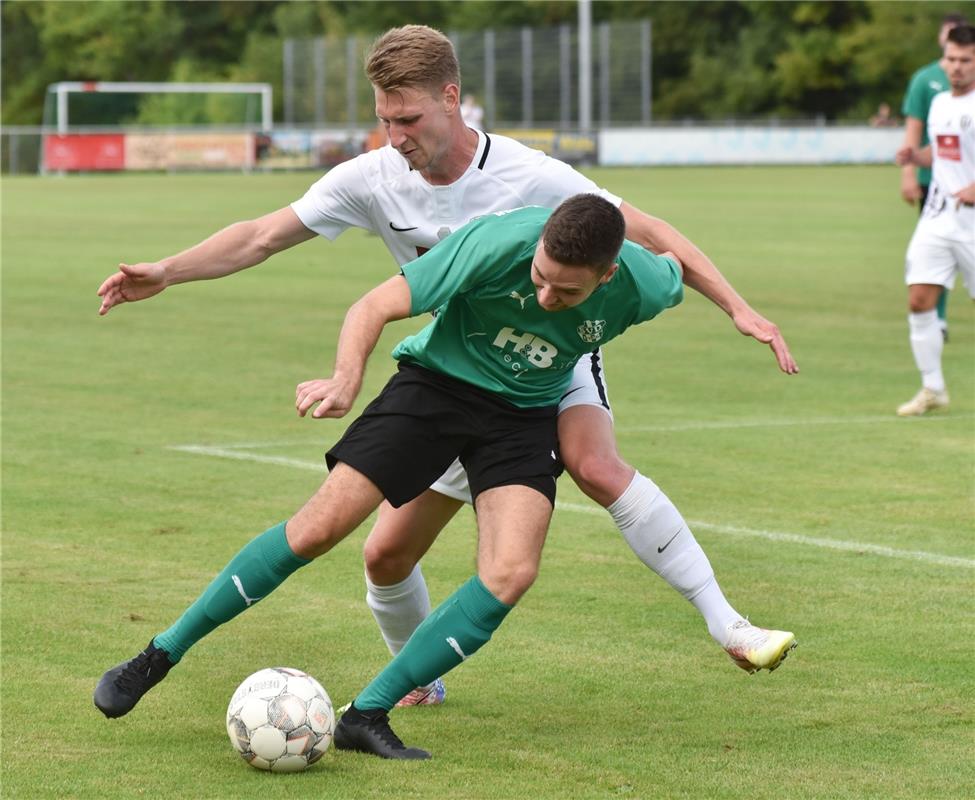 Deckenpfronn, Sportplatz, Fußball, WFV-Pokal, SV Deckenpfronn (grün) - VfB Bösin...