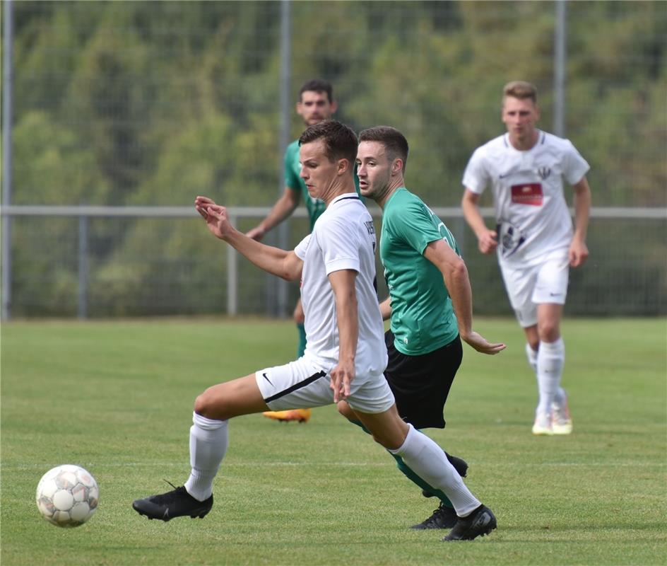 Deckenpfronn, Sportplatz, Fußball, WFV-Pokal, SV Deckenpfronn (grün) - VfB Bösin...