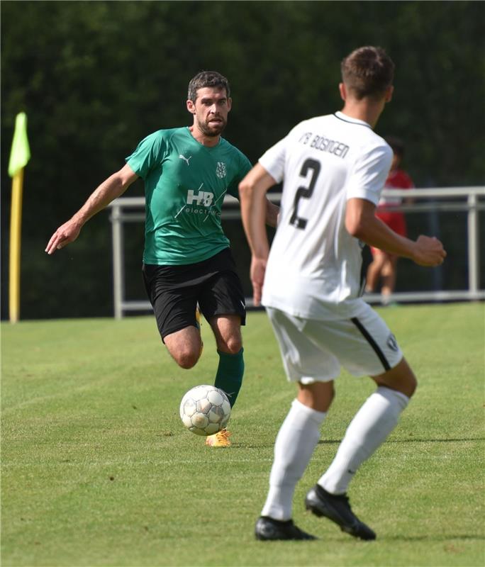 Deckenpfronn, Sportplatz, Fußball, WFV-Pokal, SV Deckenpfronn (grün) - VfB Bösin...