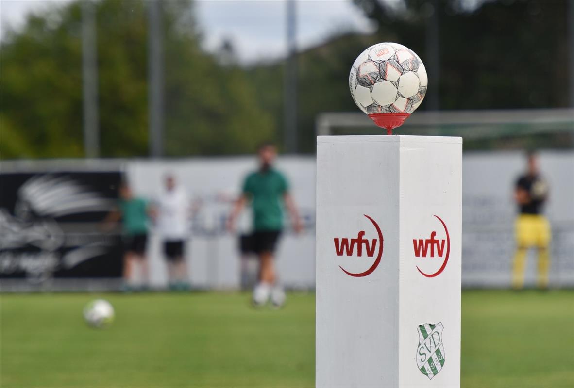 Deckenpfronn, Sportplatz, WFV-Pokal, SV Deckenpfronn (grün) - SSV Reutlingen (ro...