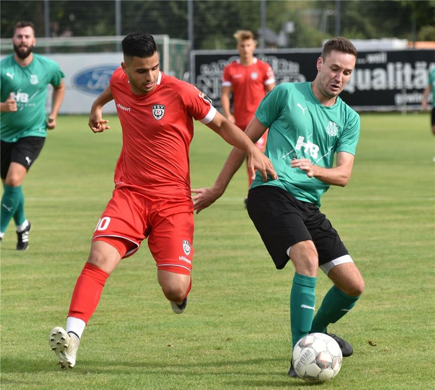 Deckenpfronn, Sportplatz, WFV-Pokal, SV Deckenpfronn (grün) - SSV Reutlingen (ro...