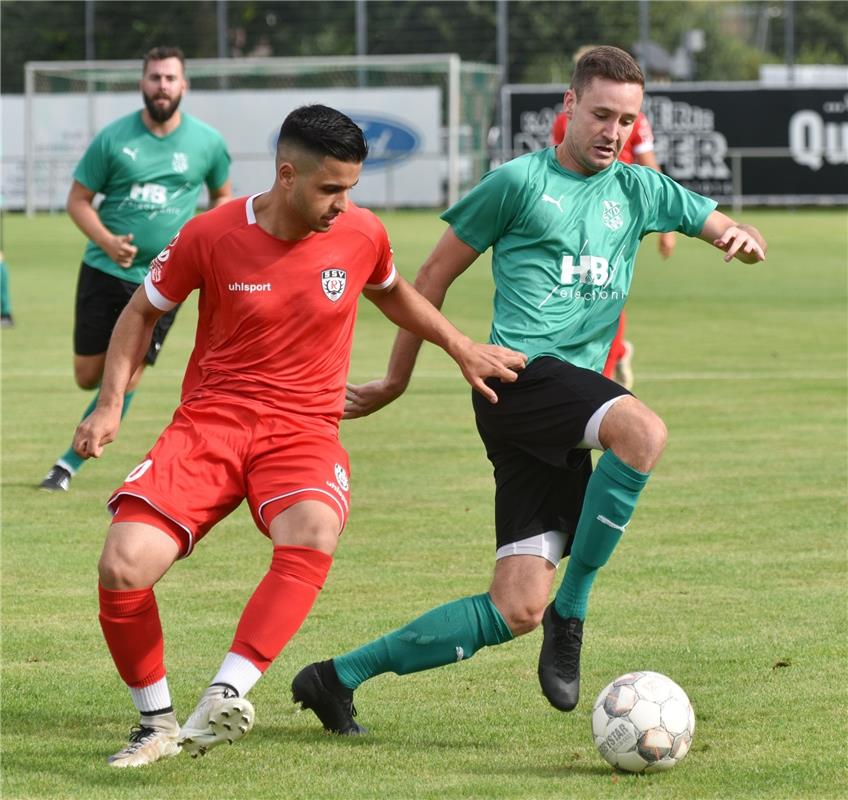 Deckenpfronn, Sportplatz, WFV-Pokal, SV Deckenpfronn (grün) - SSV Reutlingen (ro...