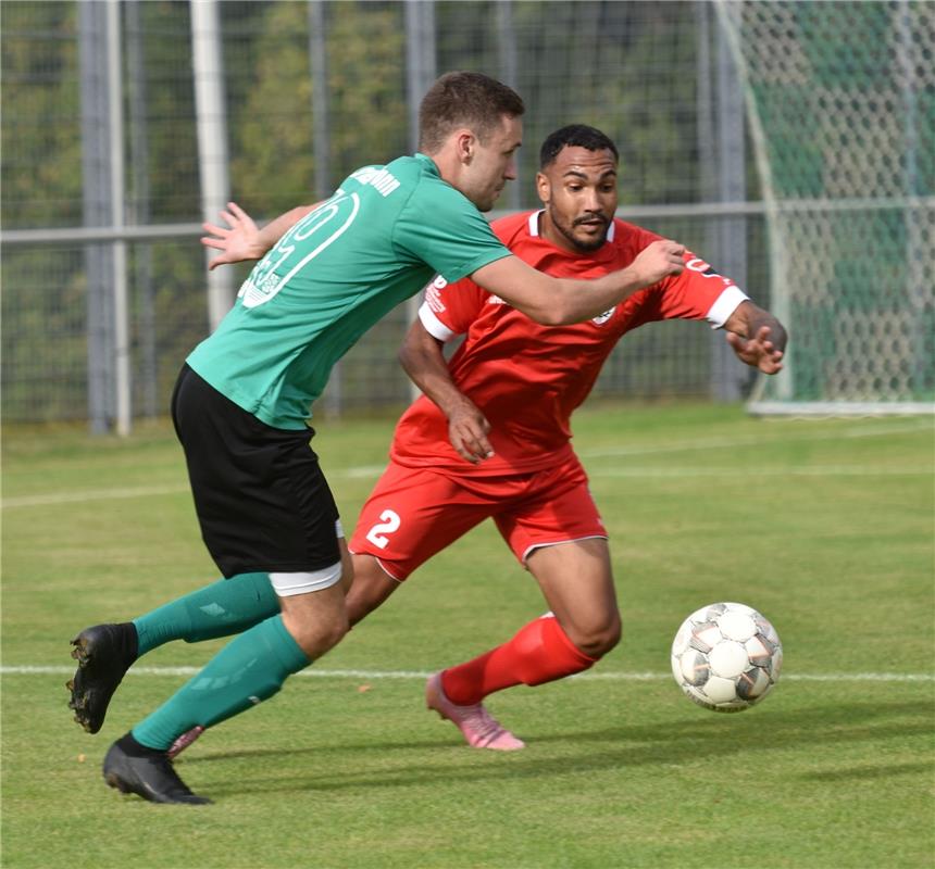 Deckenpfronn, Sportplatz, WFV-Pokal, SV Deckenpfronn (grün) - SSV Reutlingen (ro...