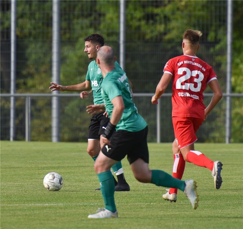 Deckenpfronn, Sportplatz, WFV-Pokal, SV Deckenpfronn (grün) - SSV Reutlingen (ro...