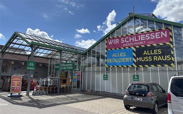 Der Ausverkauf im Herrenberger Markt läuft derzeit. GB-Foto: gb