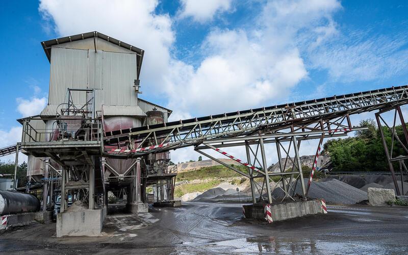 Der Bau einer neuen Anlage des Schotterwerks im Haslacher Steinbruch wäre nun theoretisch möglich. GB-Foto (Archiv): Schmidt