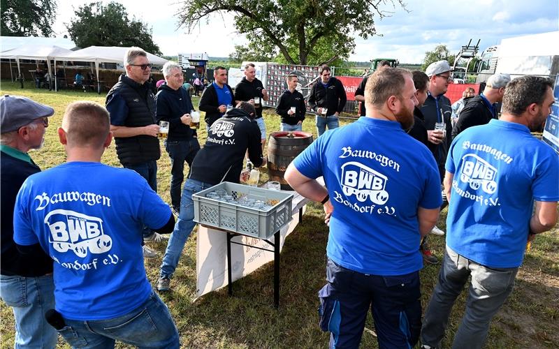Der Bauwagenverein kümmert sich mit großem Engagement um das Fest. GB-Foto: Holom