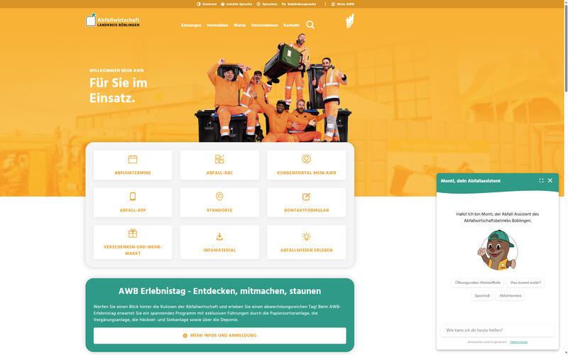 Der Chatbot berät als digitaler Assistent. GB-Foto: gb