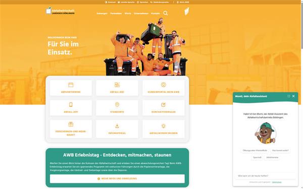 Der Chatbot berät als digitaler Assistent. GB-Foto: gb