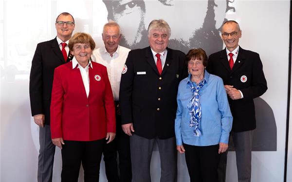 Der DRK-Kreisverband ehrte langjährige Helfer. GB-Foto: DRK-Kreisverband