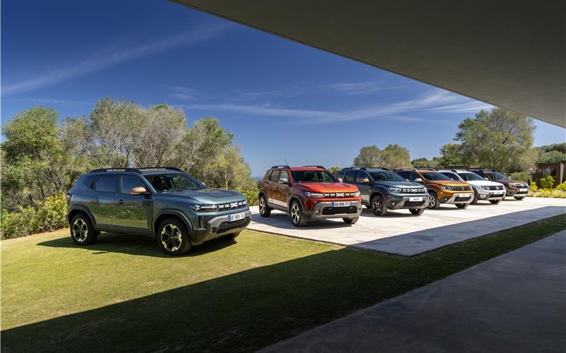 Der Dacia Duster:In den vergangenen 20 Jahren setzte das robuste SUV Maßstäbe.GB-Foto:Adrien Cortesi