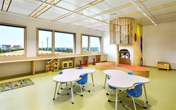 Der Erweiterungsbau an der Theodor-Heuss-Realschule soll aus 40 Holzmodulen bestehen. GB-Fotos: gb