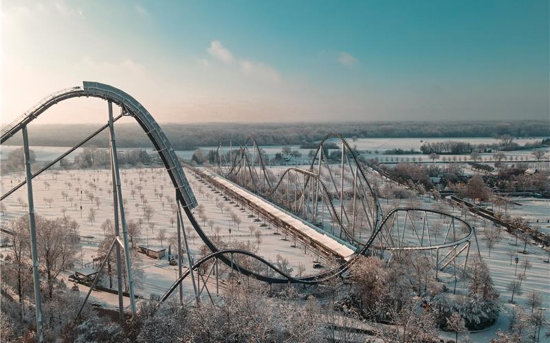 23. Adventskalender-Türchen: Ausflug zum Europapark Der Europa-Park im Winter. GB-Foto: gb