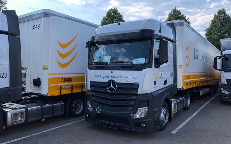 Neueste Fahrzeuggeneration im Einsatz Der Fuhrpark bei LGI wird ständig erneuert GB-Foto: gb