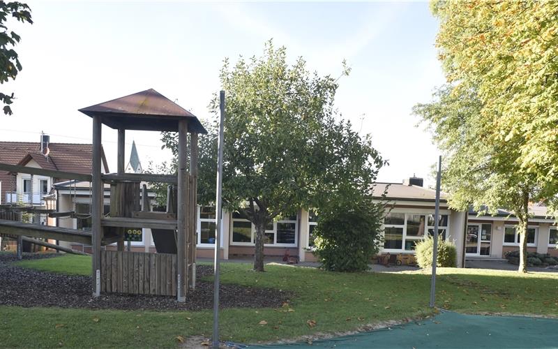 Der Hildrizhausener Kindergarten Panoramastraße soll, entgegen der bisherigen Überlegungen, mit der Fertigstellung des Kindergartens „Untere Rosne“ im nächsten Sommer nicht geschlossen werden. GB-Foto: Reichert