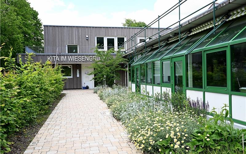 Der Kindergarten „Im Wiesengrund“ in Nufringen bietet ab dem nächsten Kindergartenjahr 2025/26 auch eine Ganztagsbetreuung für Kinder an. GB-Foto: Holom