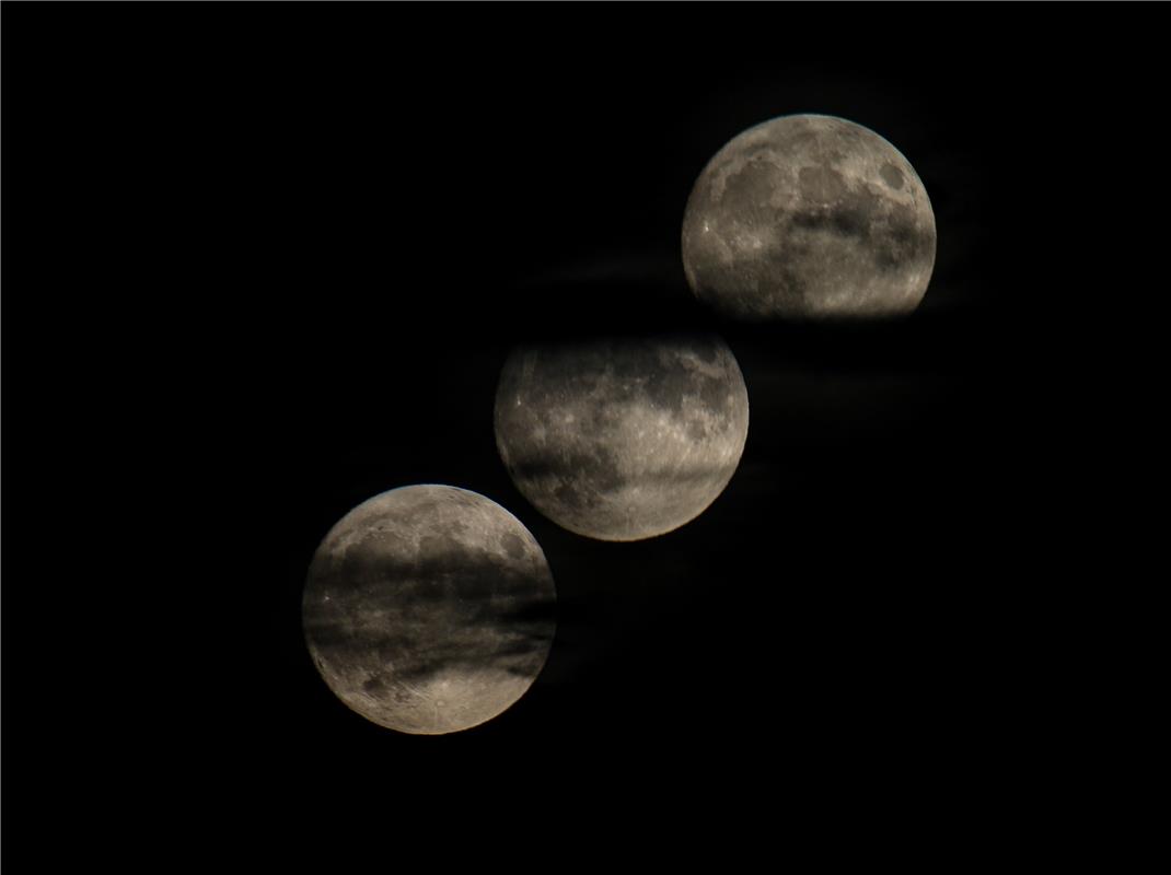 Der Mond am 28. September 2023. Von Natalie Politz aus Hildrizhausen.