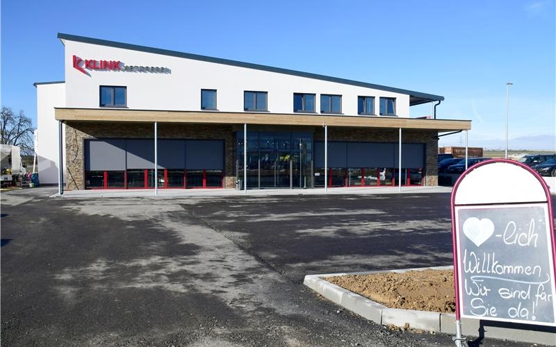 Ein Genusszentrum mit regionalen Produkten Der Neubau der Metzgerei Klink. GB-Fotos: Holom