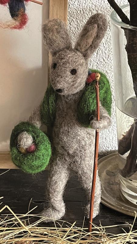 Der Osterhase läuft los. Von Andrea Schölzel.