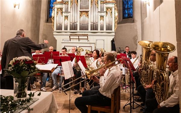 Der Posaunenchor Gültstein spielt zugunsten der Peterskirche.GB-Foto: Schmidt
