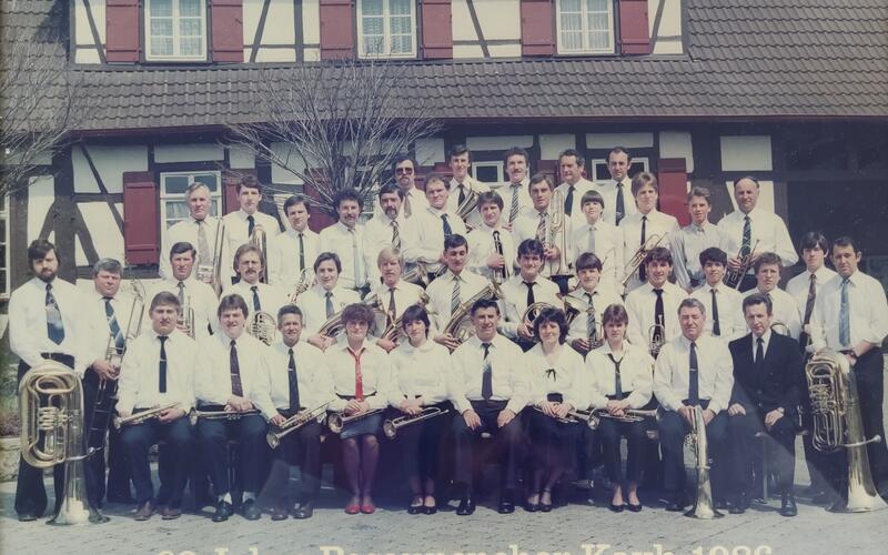Der Posaunenchor im Wandel der Zeit: Das 60-jährige Jubiläum 1986  GB-Fotos: gb