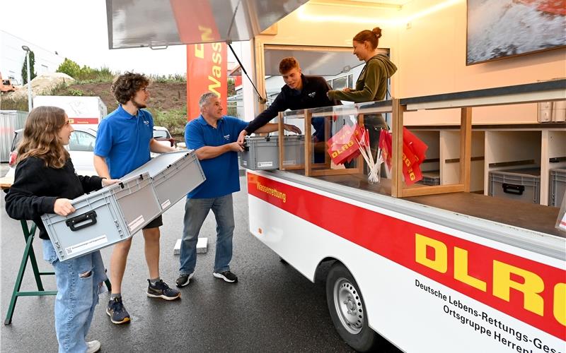 Der Präsentationsanhänger ist fast fertig. GB-Foto: Holom