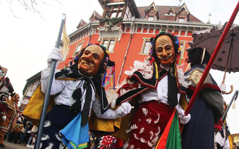 Der Rottweiler Narrensprung ist ein Spektakel.GB-Foto: Reiner/stock.adobe.com