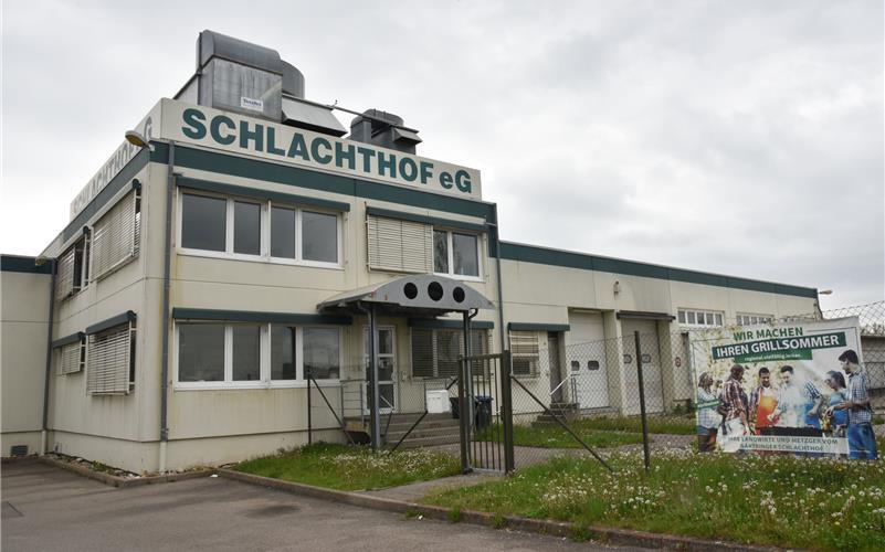 Der Schlachthof in der Gärtringer Riedbrunnenstraße.GB-Foto (Archiv): Vecsey