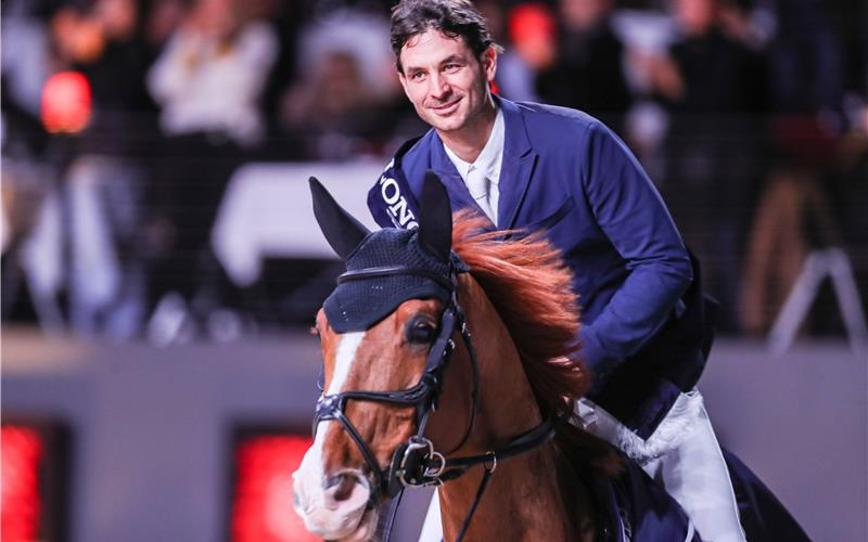Verlosung: Fans des Pferdesports pilgern nach Stuttgart Der Schweizer Steve Guerdat ist einer der Topstars des Turniers. GB-Foto: Kohring/Eibner
