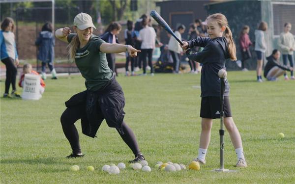 Der Spaß stand im Mittelpunkt beim Mädchensporttag. GB-Foto: Ortlieb