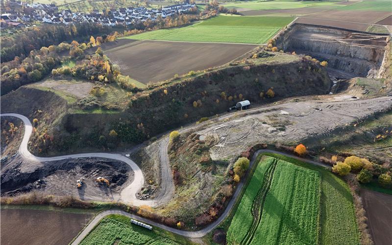 Der Steinbruch prägt seit Jahrhunderten die Landschaft um den Jubiläumsort Haslach.GB-Foto: Holom