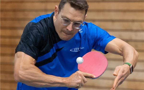 Der TTV Gärtringen (hier Tomislav Konjuh) bot dem SSV Ulm Paroli. GB-Foto: Vecsey