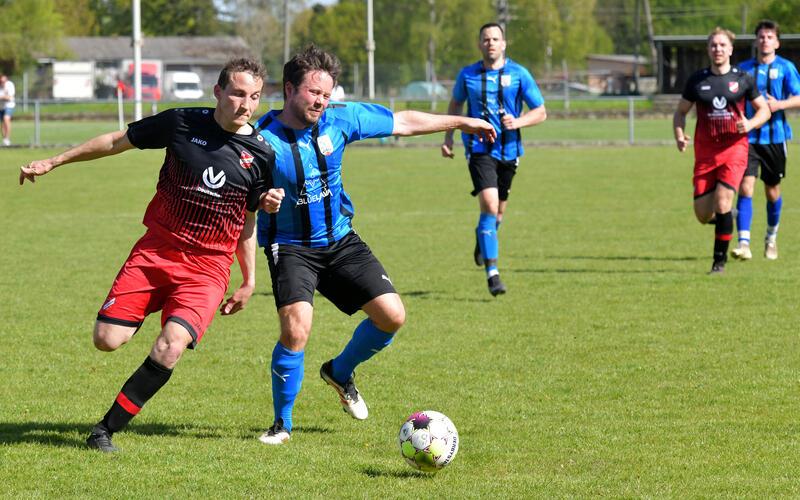 Der TV Nebringen (blau) hat den TV Gültstein in der Tabelle überholt. GB-Foto: Holom