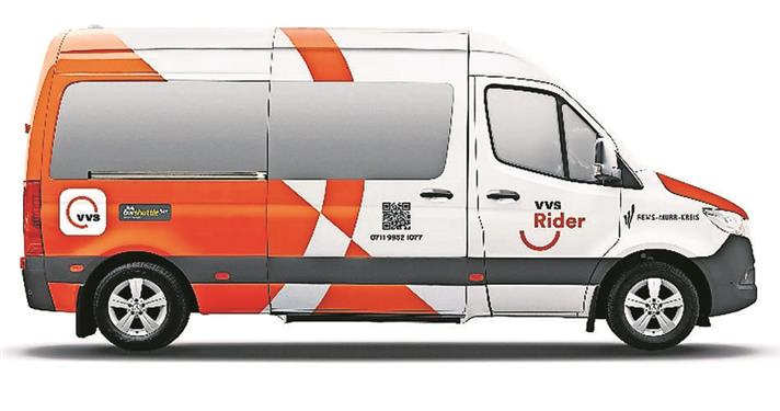Der „VVS-Rider“ ist barrierefrei und bietet acht Sitzplätze. GB-Foto: VVS