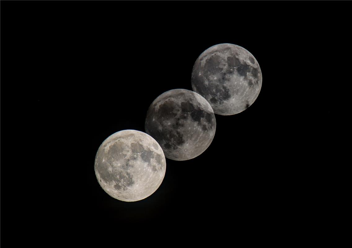 Der Vollmond am 6.9.2025.  Von Natalie Politz aus Hildrizhausen.