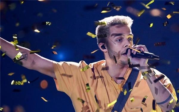 Der aus dem bayerischen Landsberg am Lech stammende Sänger Malik Harris wird Deutschland beim Finale des Eurovision Song Contest in Turin vertreten. Foto: Britta Pedersen/dpa-POOL/dpa