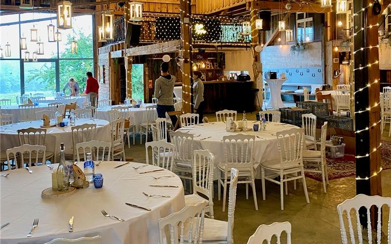 Der ehemalige Stall ist nun eine Location für Hochzeiten. GB-Foto: gb