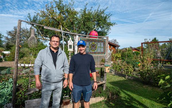 Der erste Vorsitzende Guido Bauernfeind (links) und Stellvertreter Johnny Bergelt setzen auf neue Ideen. GB-Foto: Nüßle