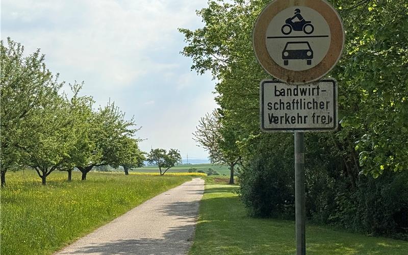 Der geplante Radweg von Mötzingen nach Öschelbronn sorgte für Diskussionsbedarf im Gemeinderat. GB-Foto: Priestersbach