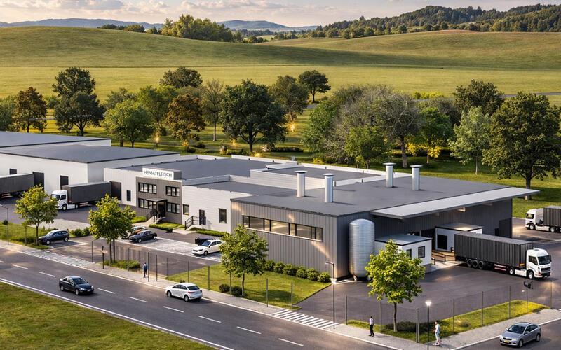 Der modernisierte Gärtringer Schlachthof (hier eine Animation) soll nach dem jetzigen Zeitplan im Februar oder März 2027 wiedereröffnet werden. GB-Foto: gb