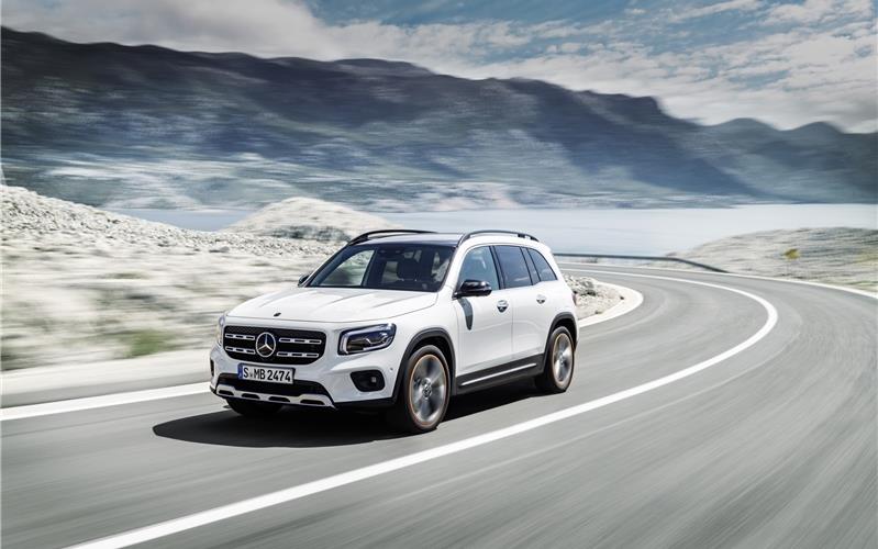 Ein Familienauto mit Offroad-Genen Der neue GLBpräsentiert sichmit kraftvollenProportionen