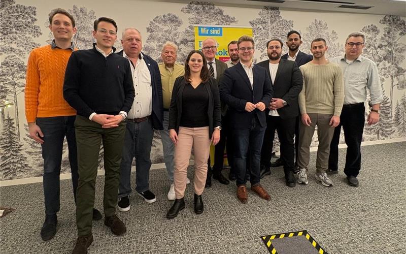 Der neue Kreisvorstand der FDP.GB-Foto: gb