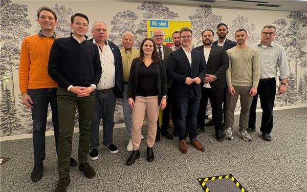 Der neue Kreisvorstand der FDP.GB-Foto: gb
