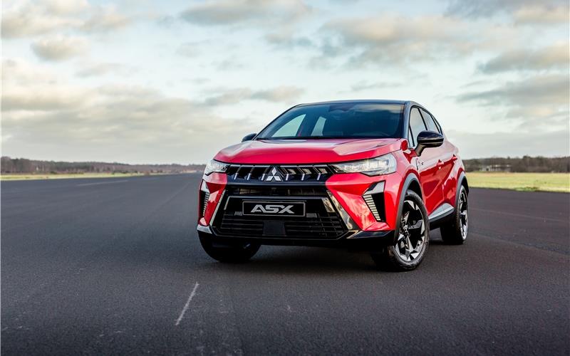 Markante Optik für den Mitsubishi ASX Der neue Mitsubishi ASX: Das markentypische „Dynamic Shield“-Design wurde weiterentwickelt.GB-Foto: gb