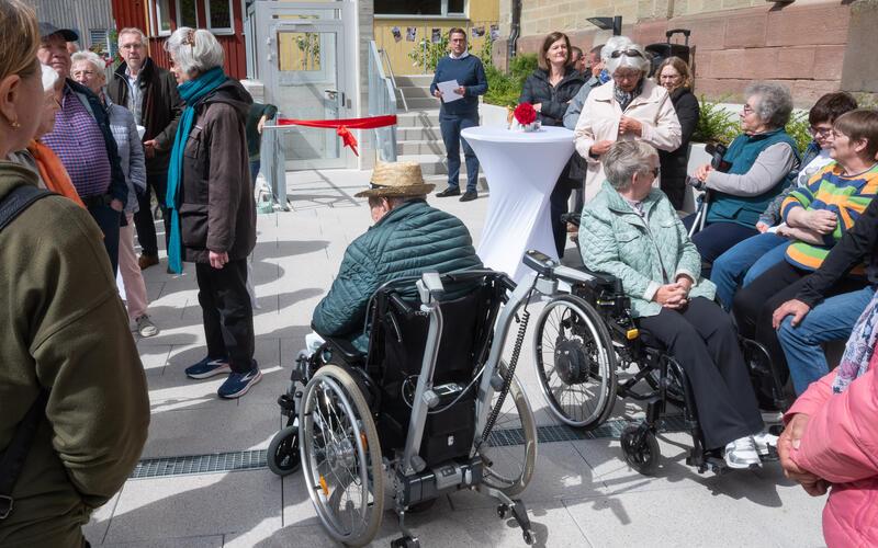 Der neue Zugang ist ein sichtbares Zeichen dafür, dass Kirche offen, erreichbar und einladend sein will. GB-Foto: Holom